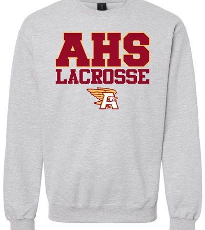 Ashley Lacrosse Sport Grey Crewneck Sweatshirt - Order due Wednesday, March 13, 2024